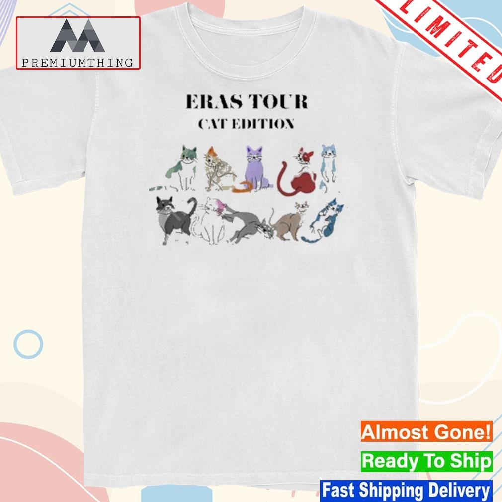 Design swiftie Eras Tour Cat Edition Shirt