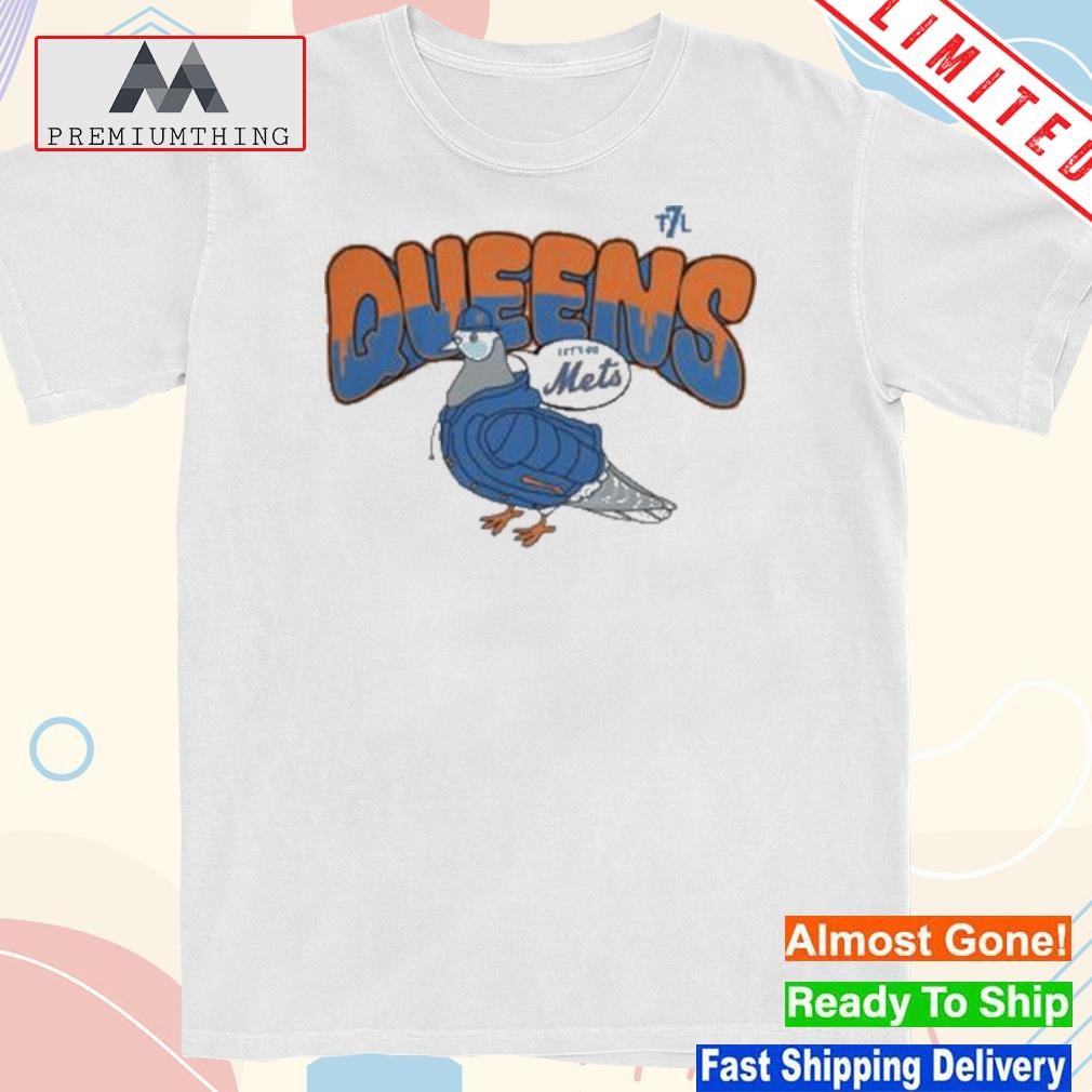 Design the 7 line queens pigeon shirt