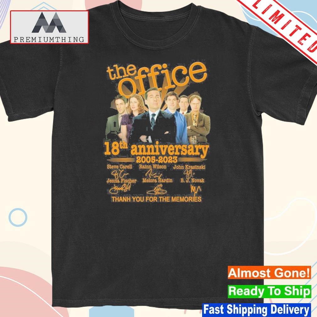 Design the Office 18th Anniversary 2005 – 2023 Thank You For The Memories T-Shirt