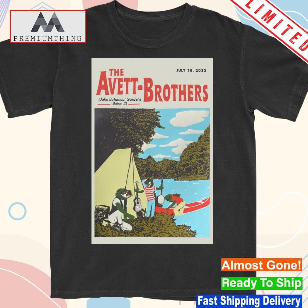 Design the avett brothers july 18 2023 boise I'd poster shirt