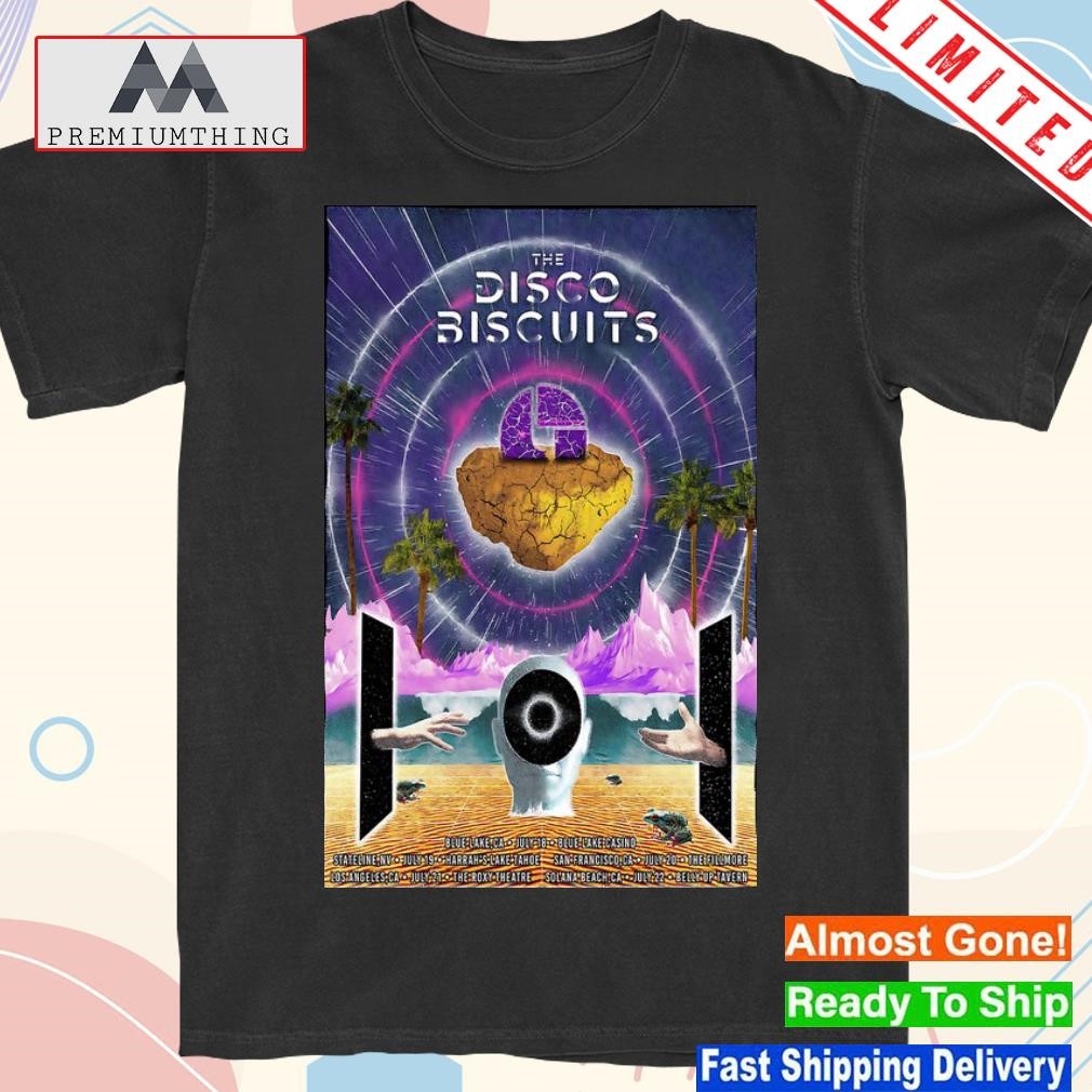 Design the disco biscuits west coast tour 2023 California poster shirt