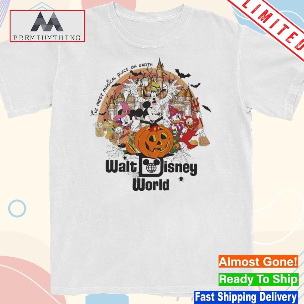 Design walt disney world mickey mouse and friends halloween shirt