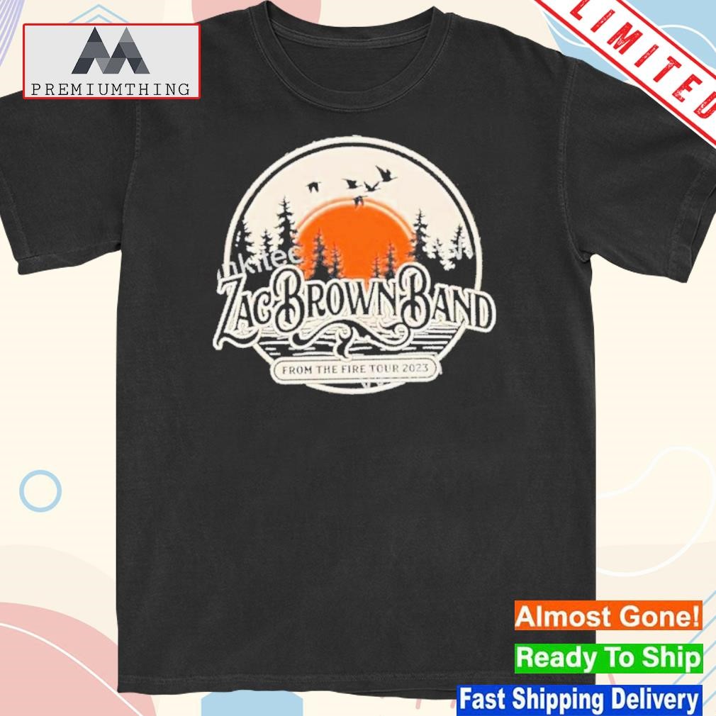 Design zac Brown Band From The Fire Tour 2023 Shirt