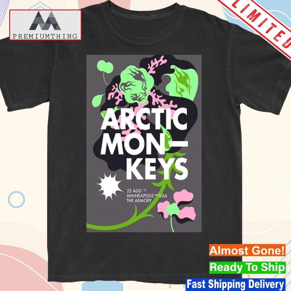 Design arctic Monkeys August 25, 2023 The Armory Minneapolis, MN Poster shirt