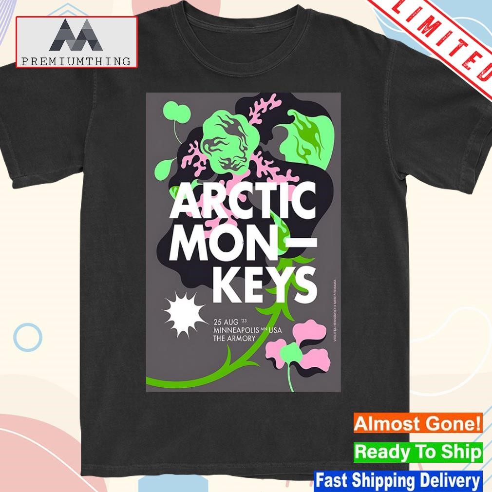 Design arctic Monkeys North American Tour 2023 Minneapolis, MN Poster shirt