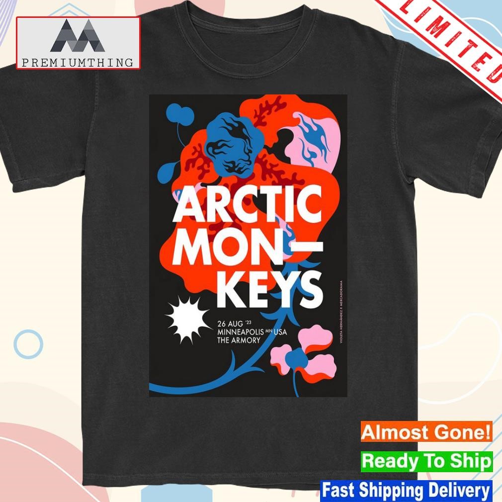 Design arctic monkeys minneapolis mn event 08.26.23 poster shirt