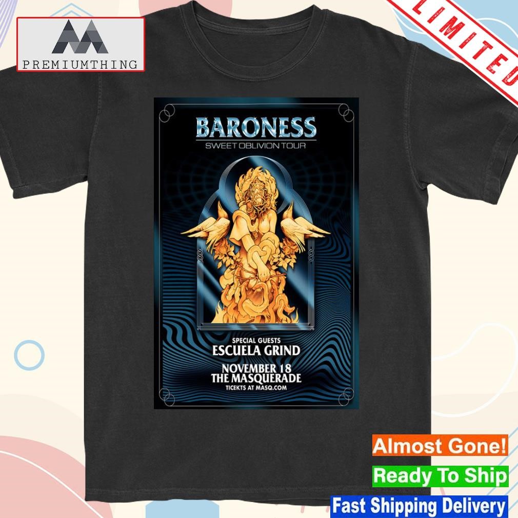 Design baroness Sweeet Oblivion Tour 2023 Poster shirt