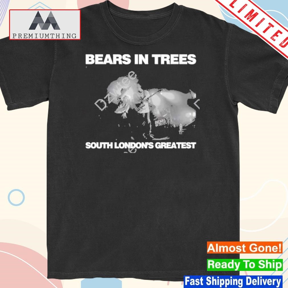 Design bears in trees hardcore shirt
