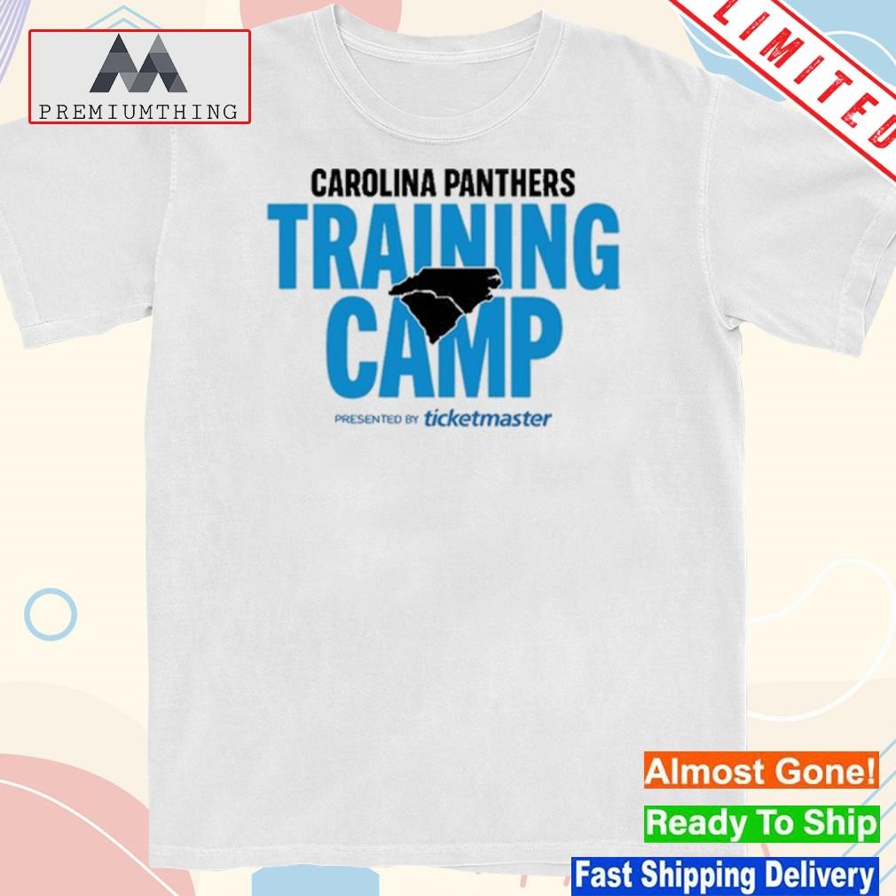 Design carolina panthers training camp shirt