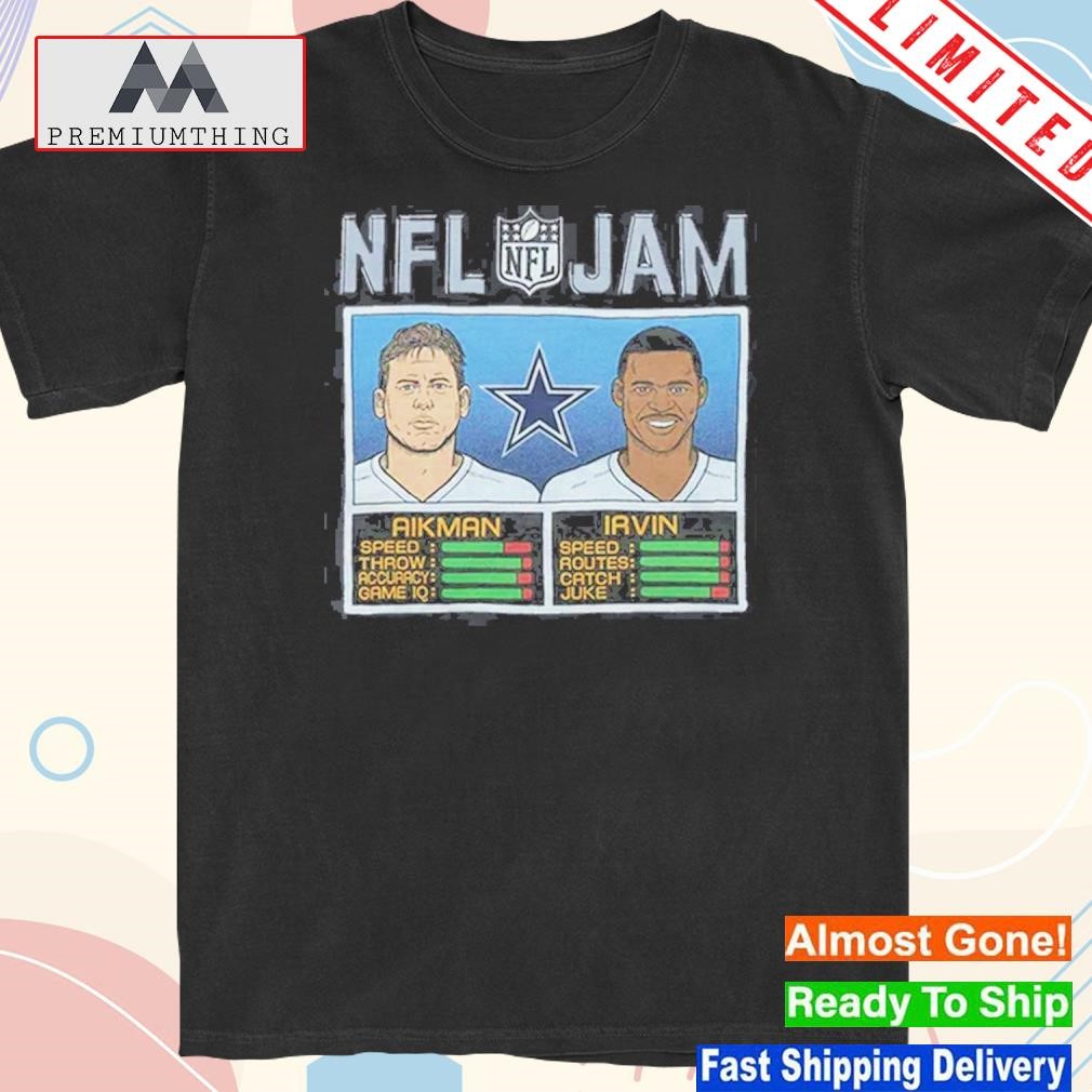 Design cheap NFL jam Cowboys troy aikman and michael irvin shirt