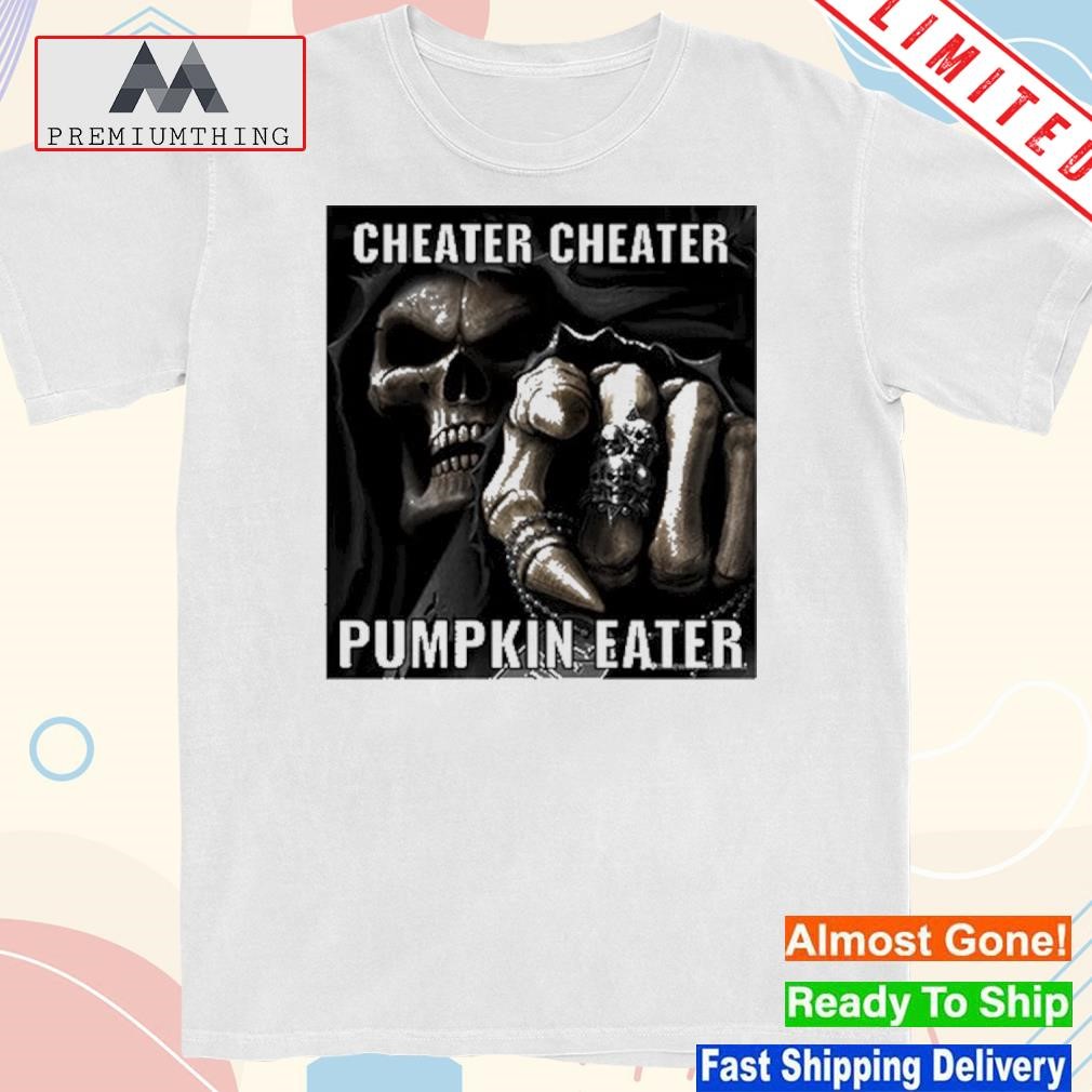 Design cheater cheater pumpkin eater angel of death shirt
