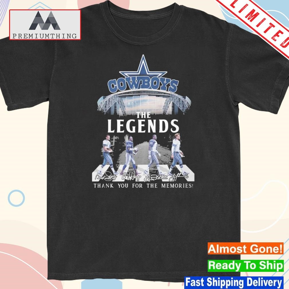 Design dallas Cowboys the legends thank you for the memories shirt