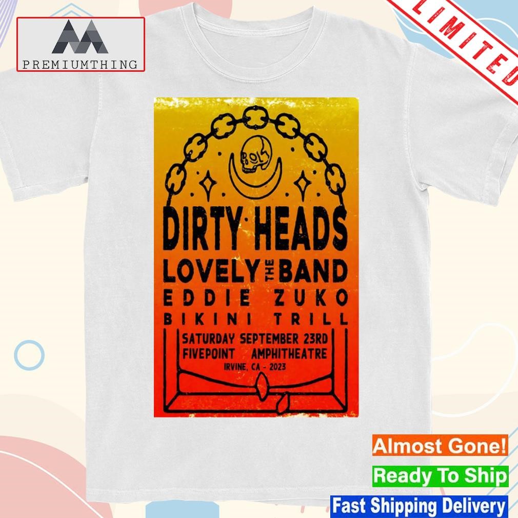 Design dirty heads sept 23 2023 irvine ca event poster shirt