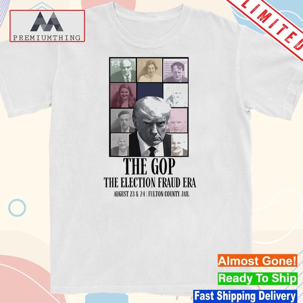 Design donald Trump Mugshot The Election Fraud Era Shirt