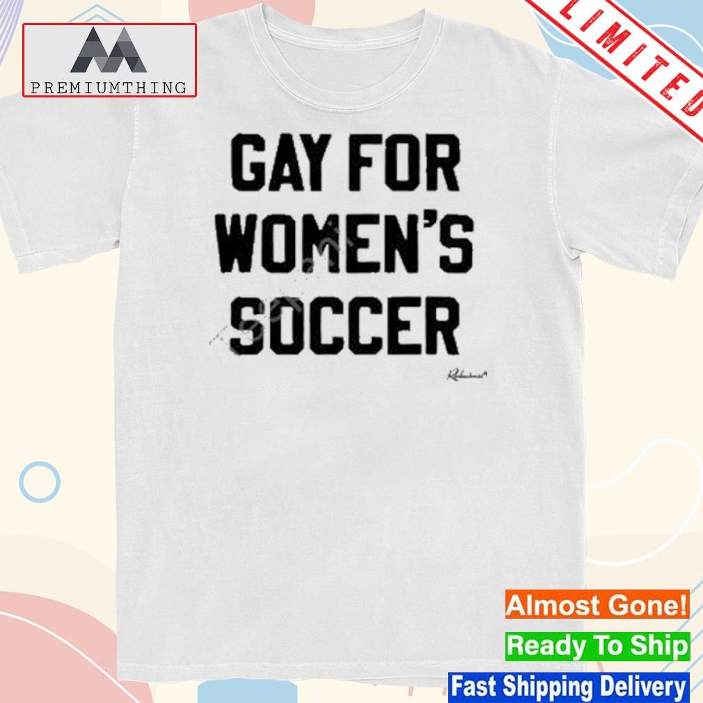Design gay for women's soccer shirt