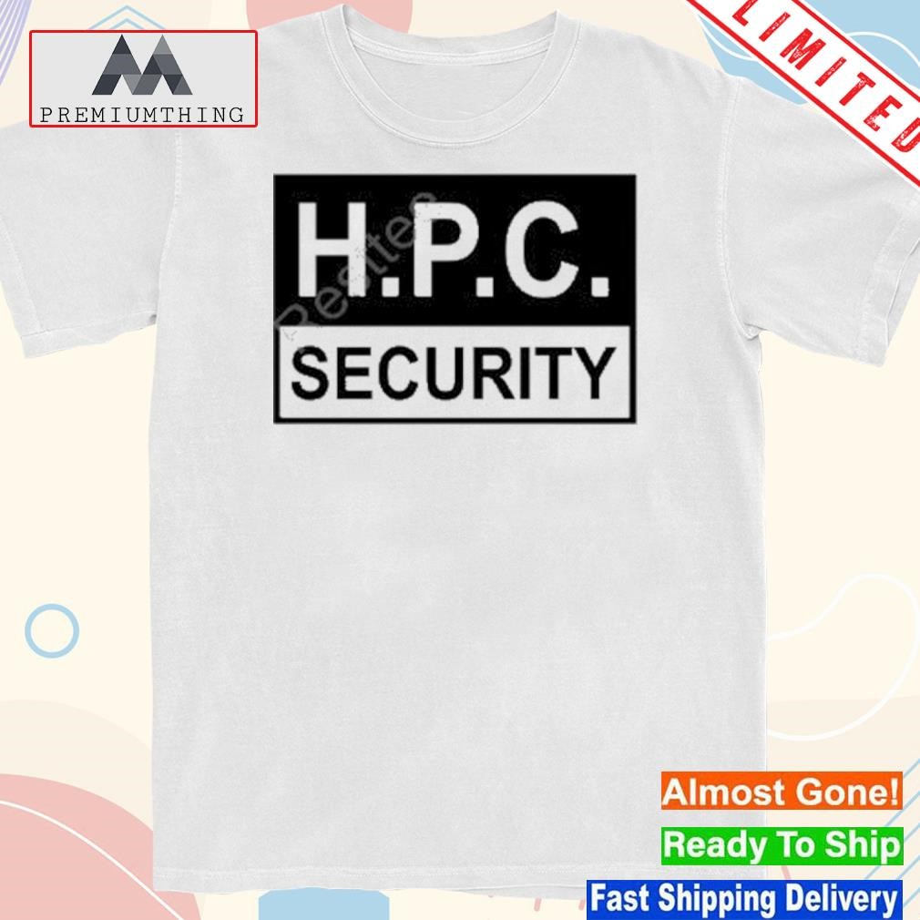 Design h.p.c security shirt