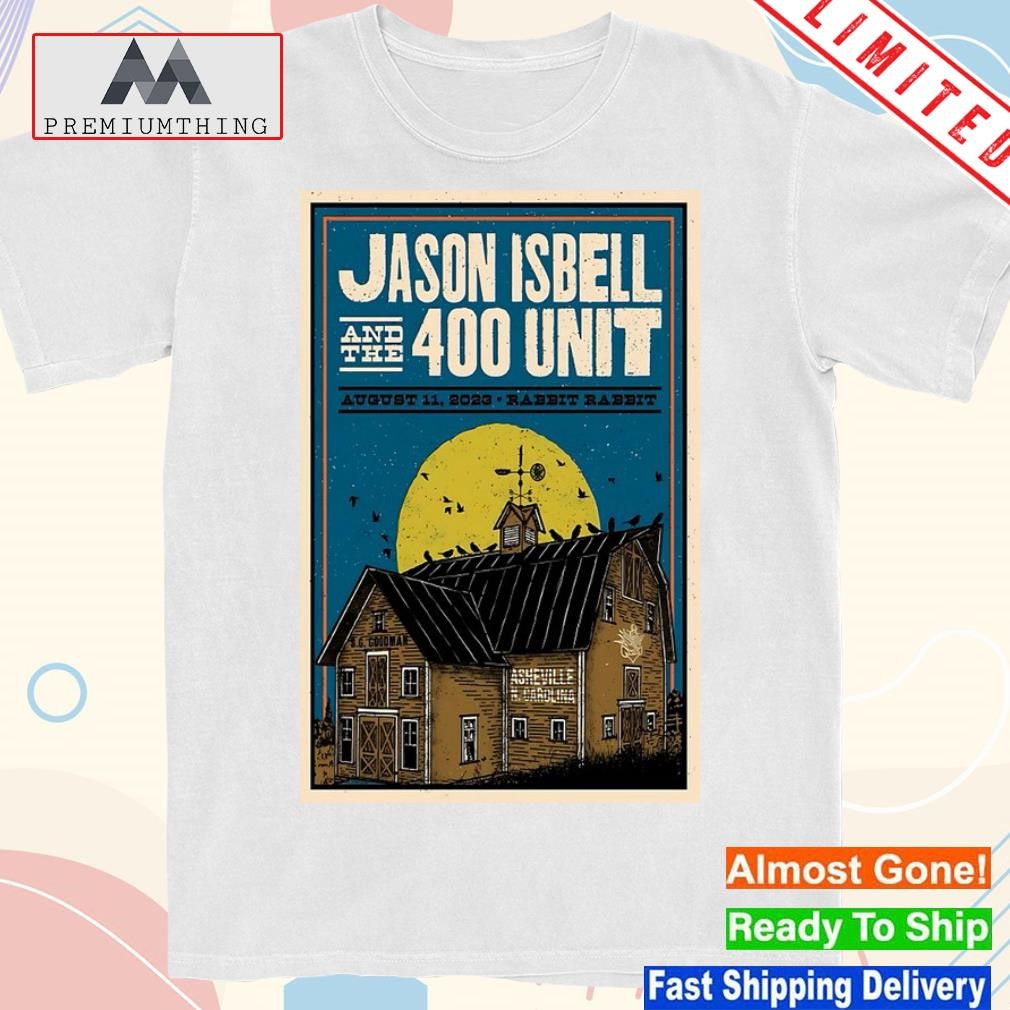 Design jason isbell rabbit rabbit asheville nc august 11 2023 poster shirt