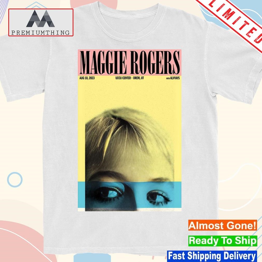 Design maggie rogers tour uccu center orem ut aug 10 2023 poster shirt