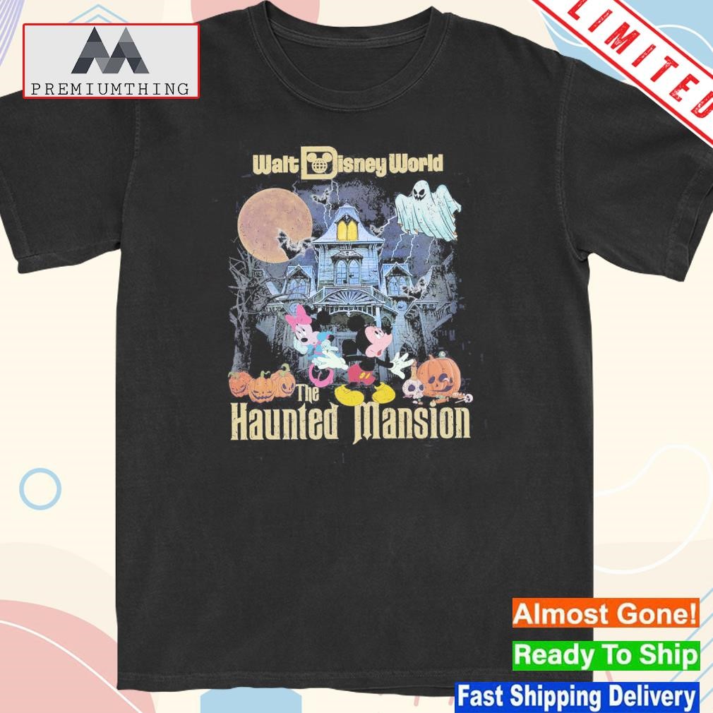 Design mickey the haunted mansion disney halloween shirt