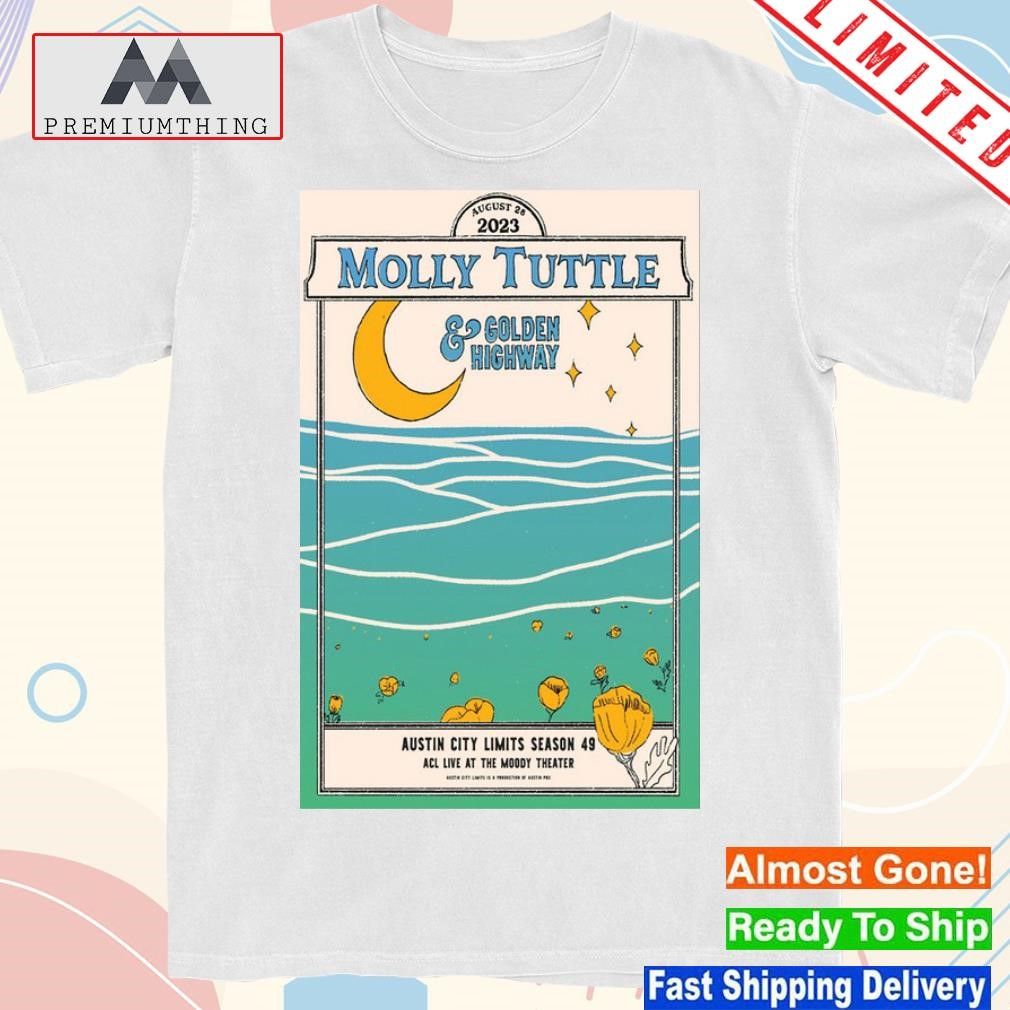 Design molly tuttle august 28 2023 the moody theater austin poster shirt