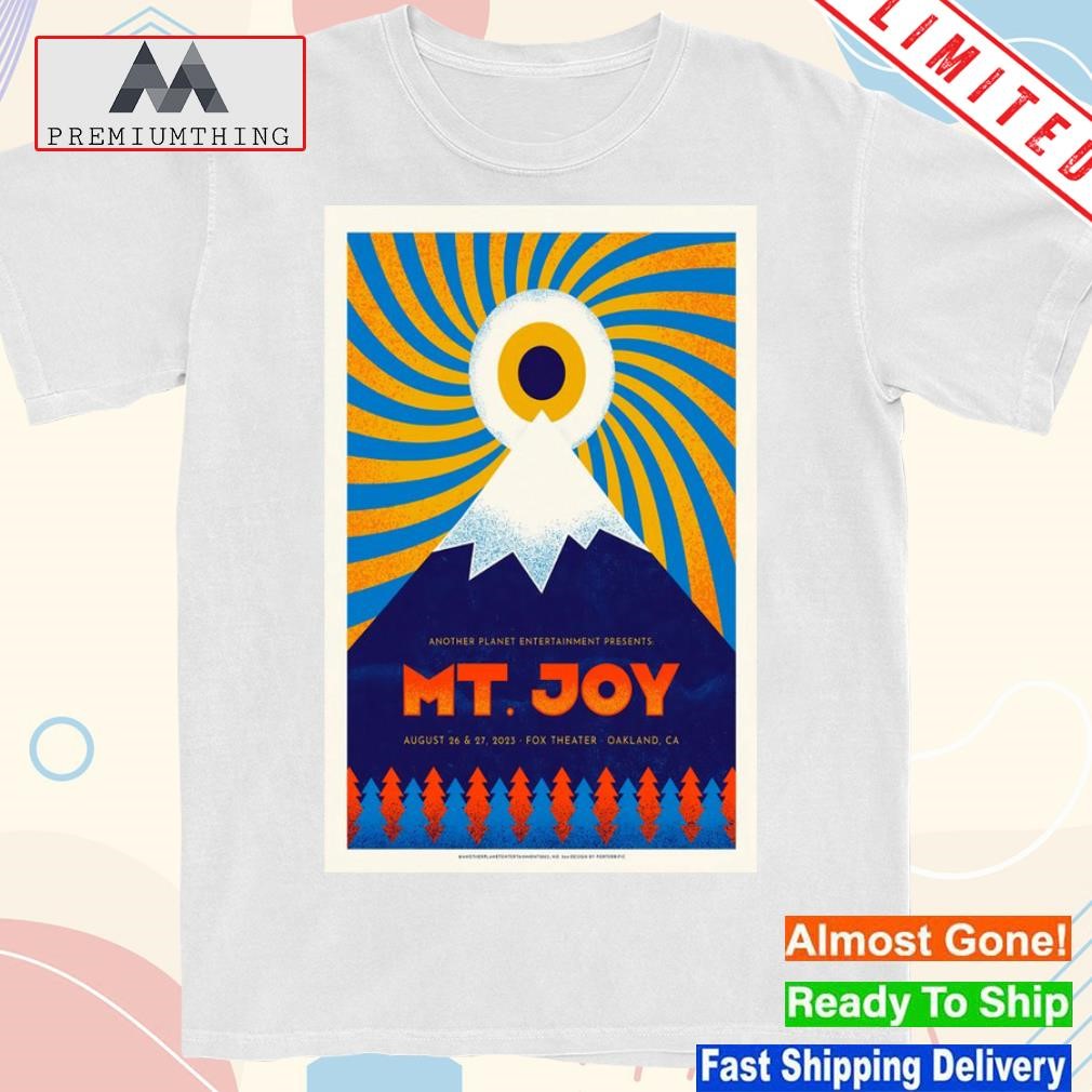 Design mt. joy tour 2023 oakland ca poster shirt