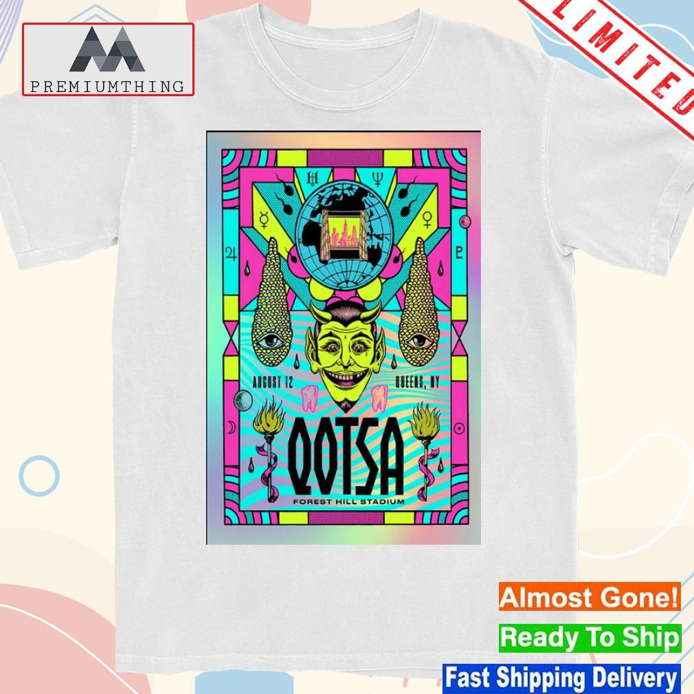 Design qotsa tour queens ny august 12 2023 poster shirt
