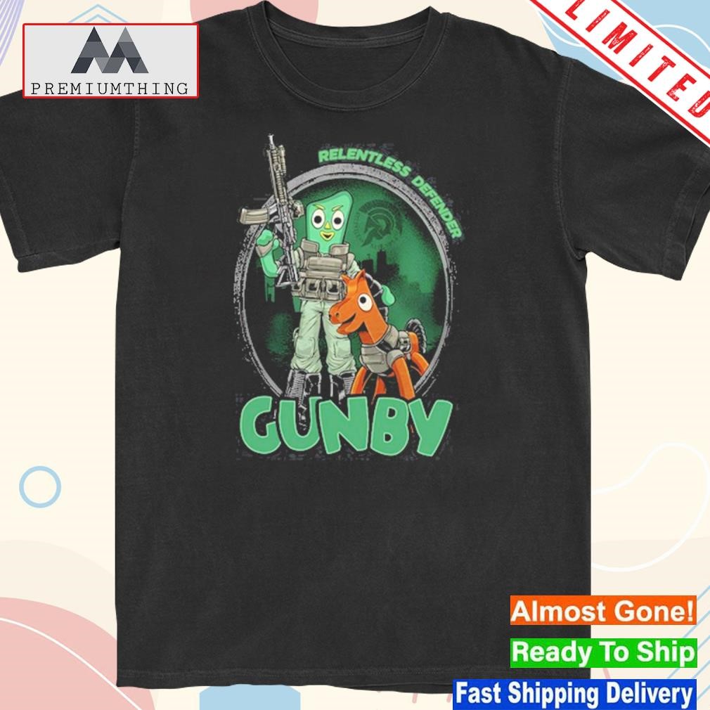 Design relentless defender gunby shirt