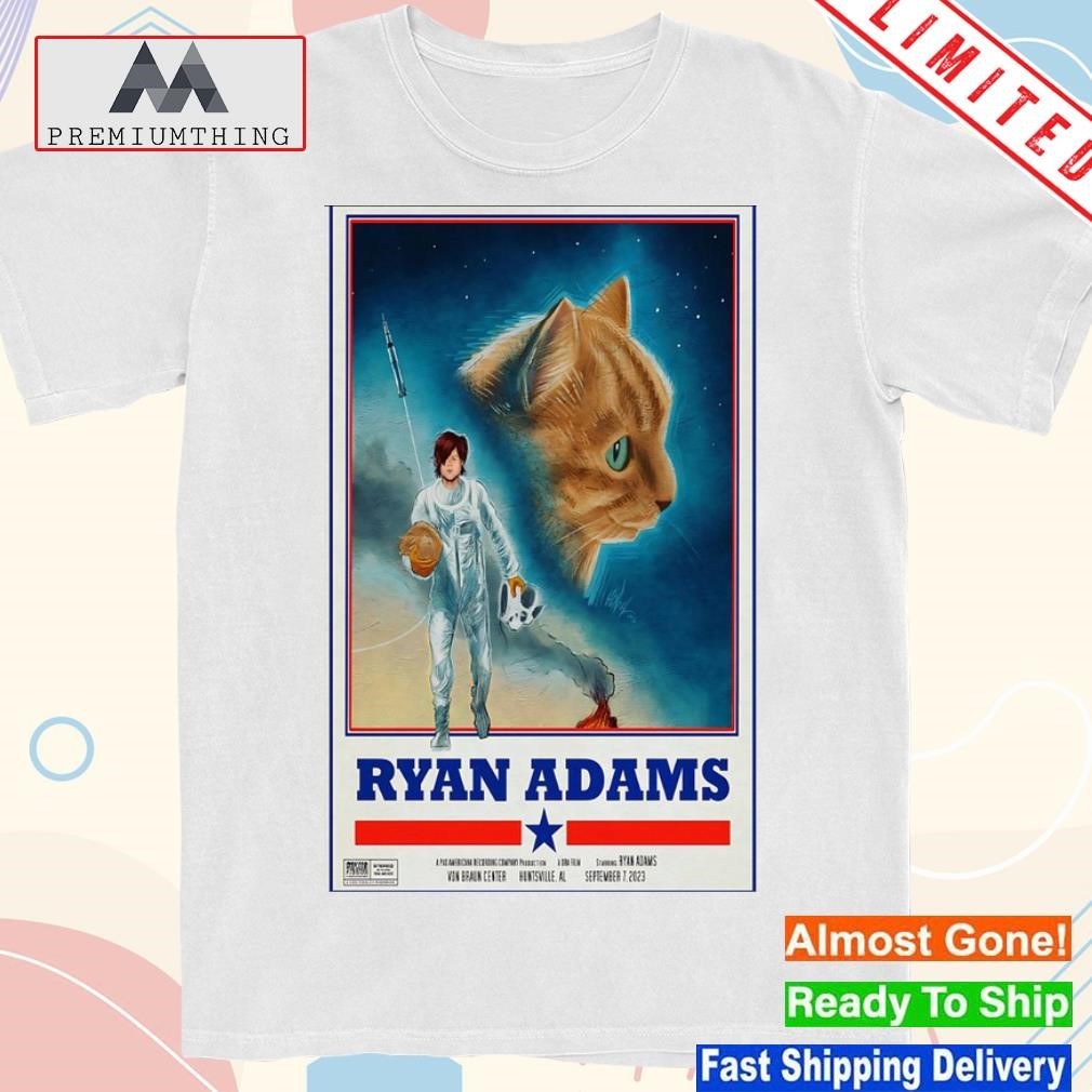 Design ryan adams's concert von braun center huntsville 07 sep 2023 poster shirt