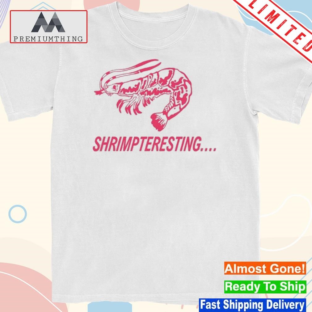 Design shrimp teresting chunky shirt