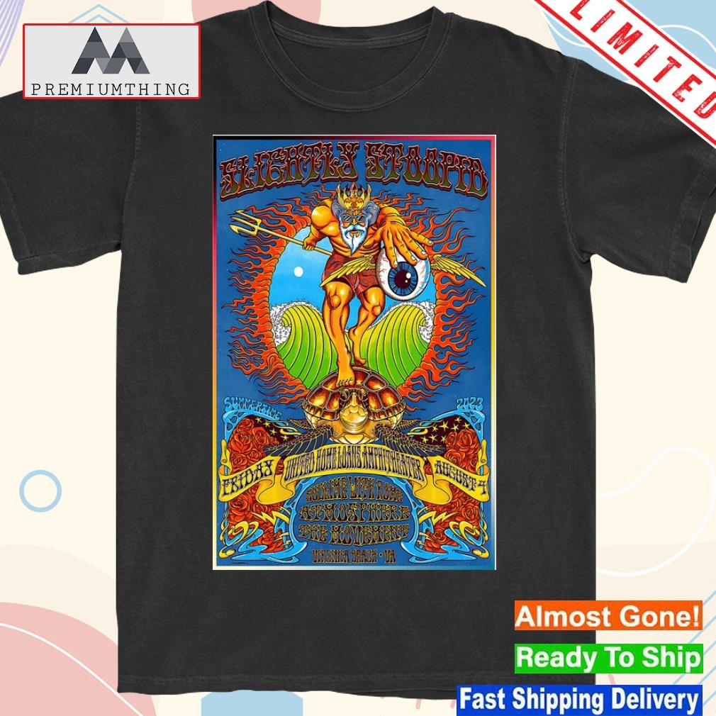 Design slightly stoopid and sublime with rome tour Virginia beach va aug 4 2023 poster shirt