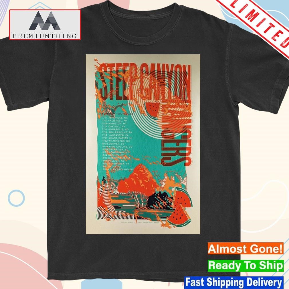 Design steep canyon rangers summer 2023 tour poster shirt