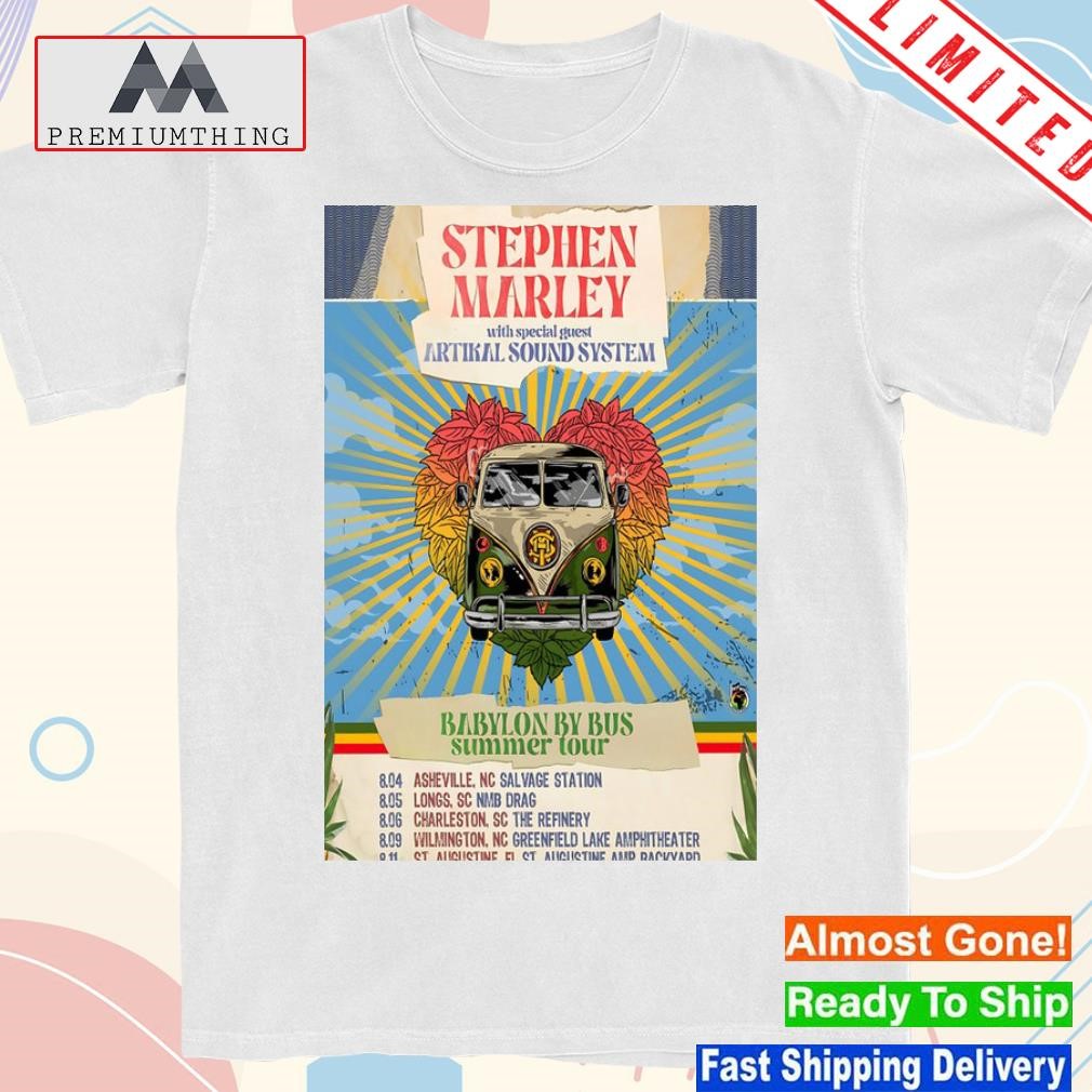 Design stephen marley babylon by bus tour 2023 shirt