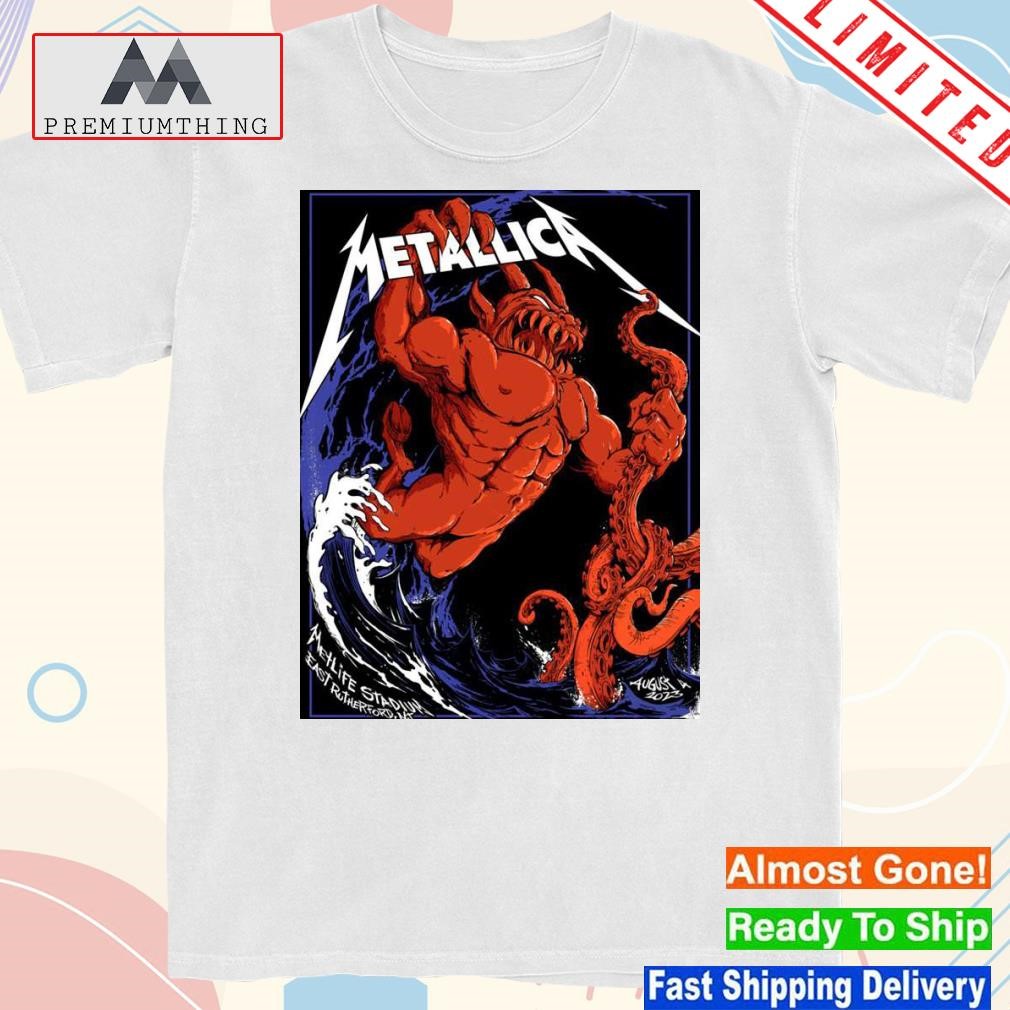 Design tonight in m72 eest rutherford august 4 2023 metallica world tour home decor poster shirt