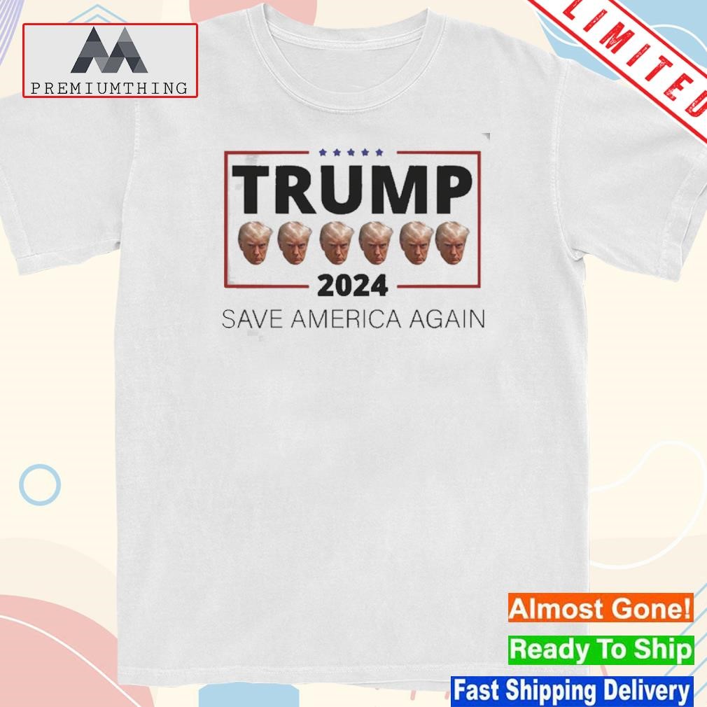 Design trump Save America Again Mugshot Shirt