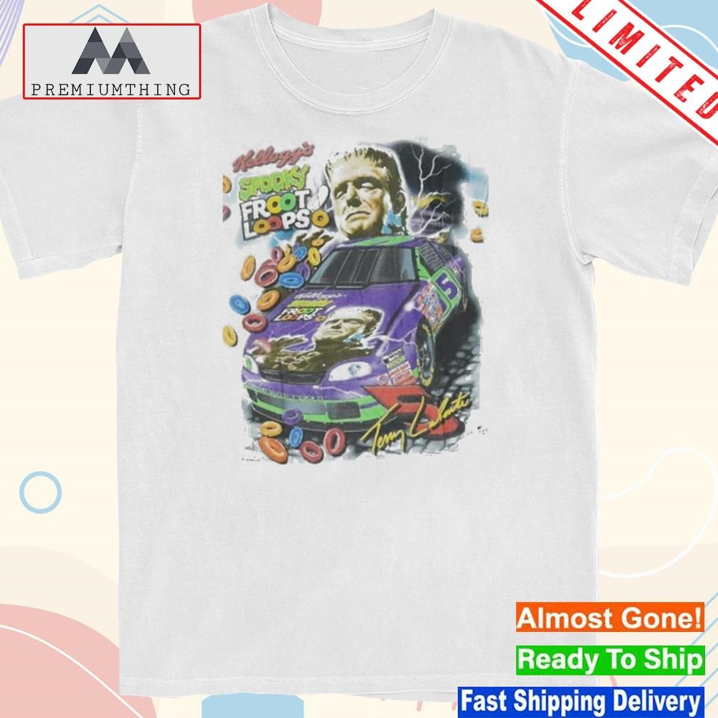 Design unclaimed Baggage Store 90s Nascar Spooky Terry Labonte Froot Loops 3D Top Shirt