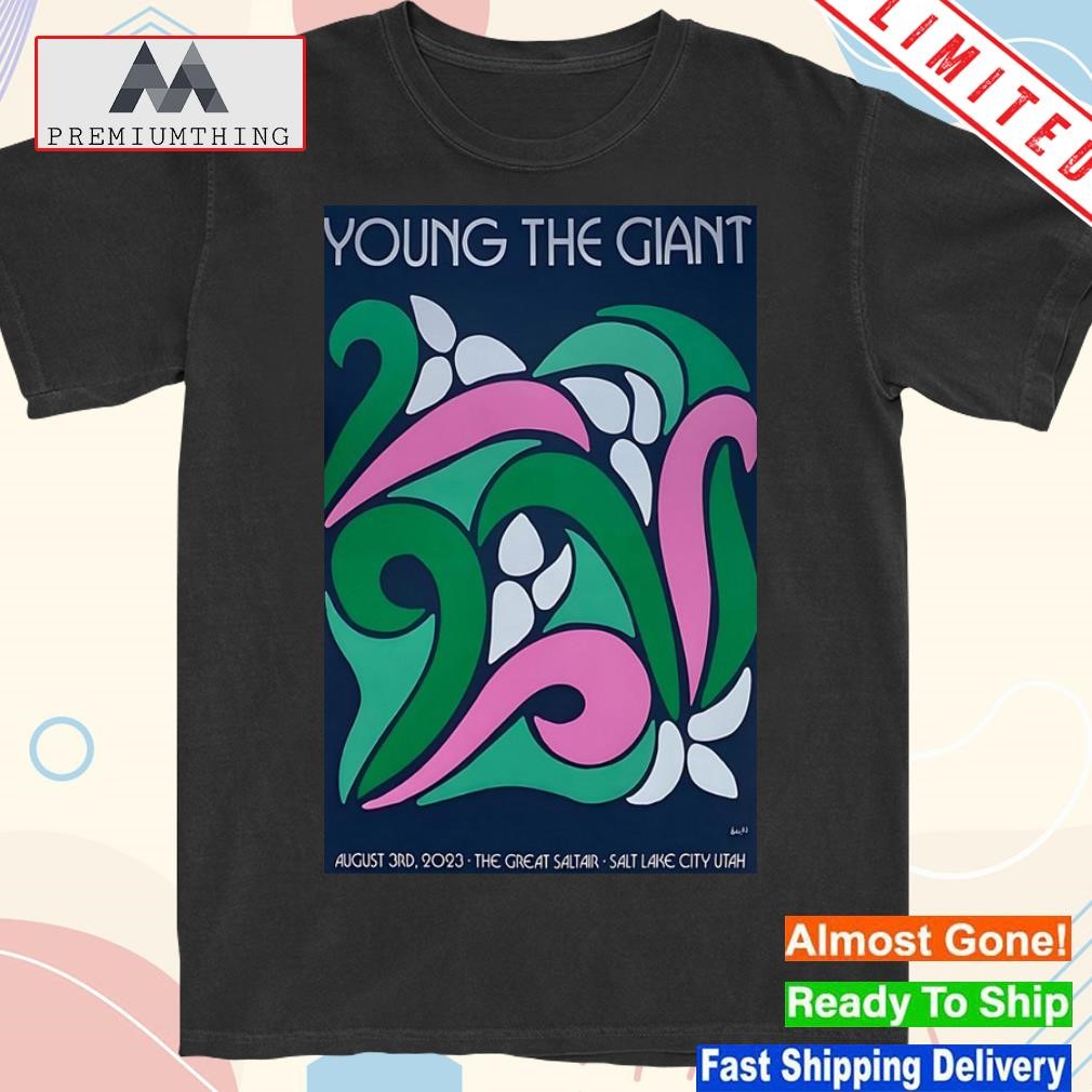 Design young the giant event the great saltair salt lake city Utah aug 3 2023 poster shirt