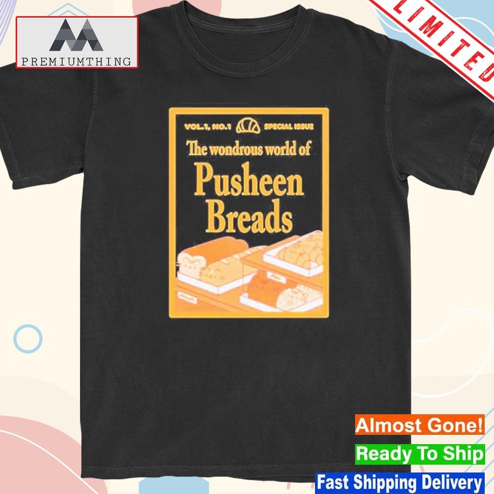 Official 2023 The Wondrous World Of Pusheen Breads Shirt