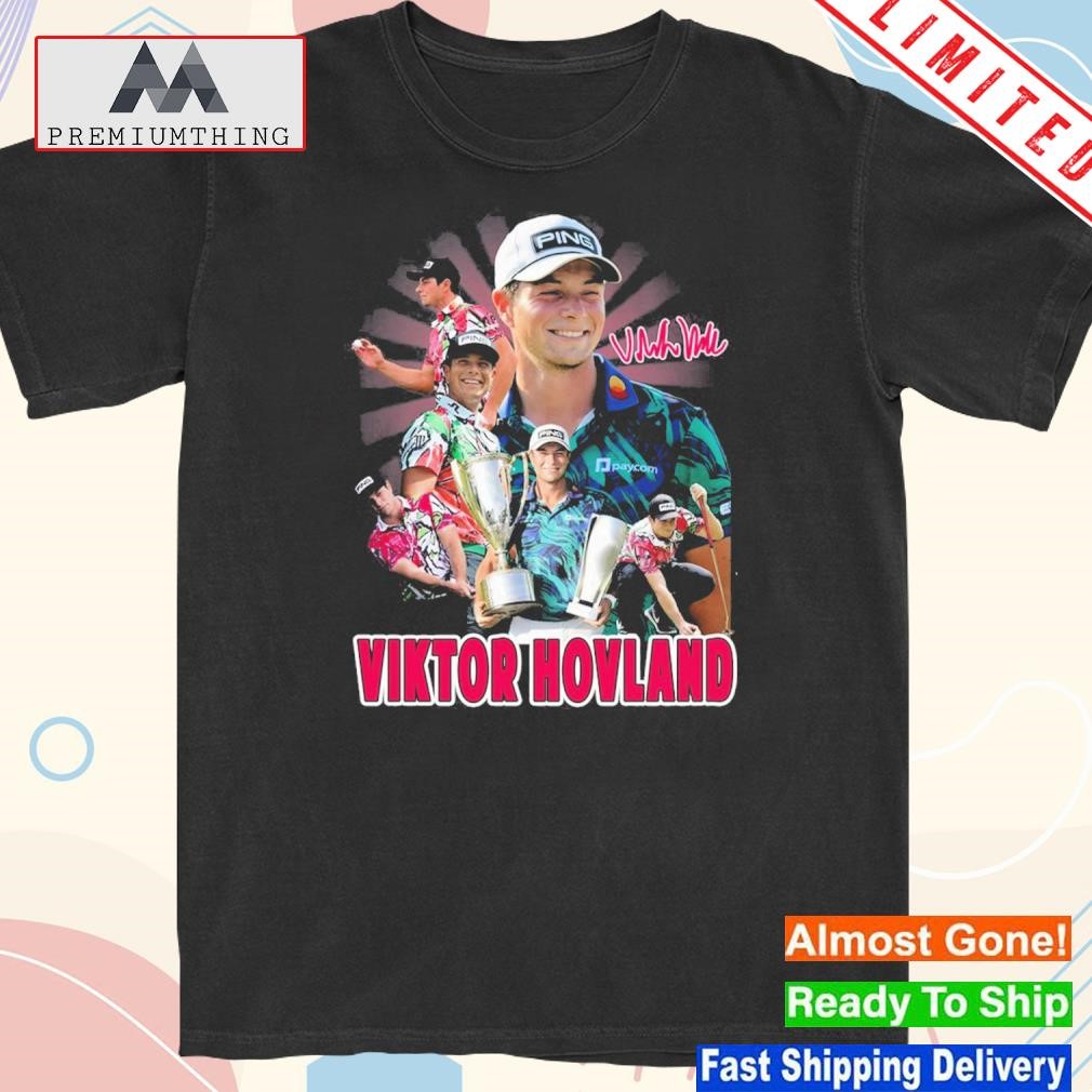 Official 2023 Viktor Hovland Signature shirt