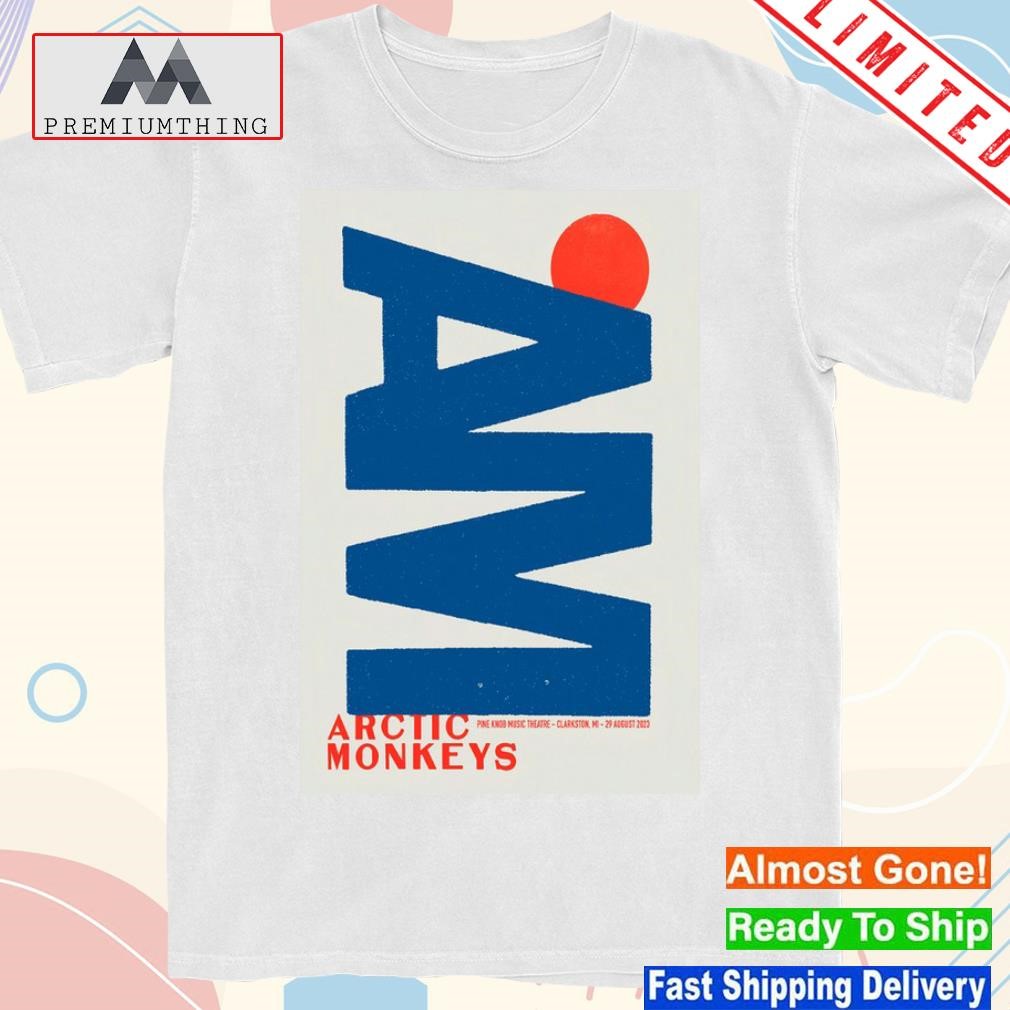 Official arctic Monkeys Pine Knob Aug 29th, 2023 Clarkston Poster shirt