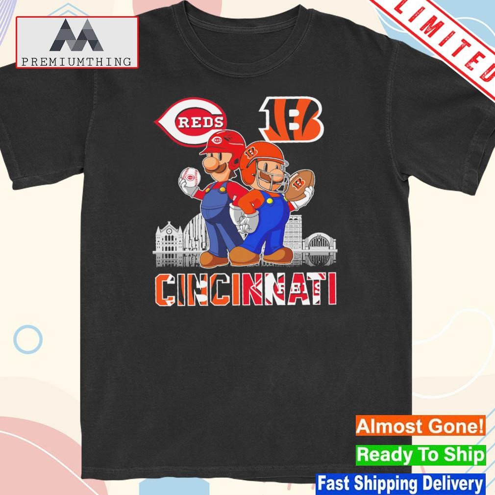 Official cincinnati City Royals And Chiefs Super Mario Shirt