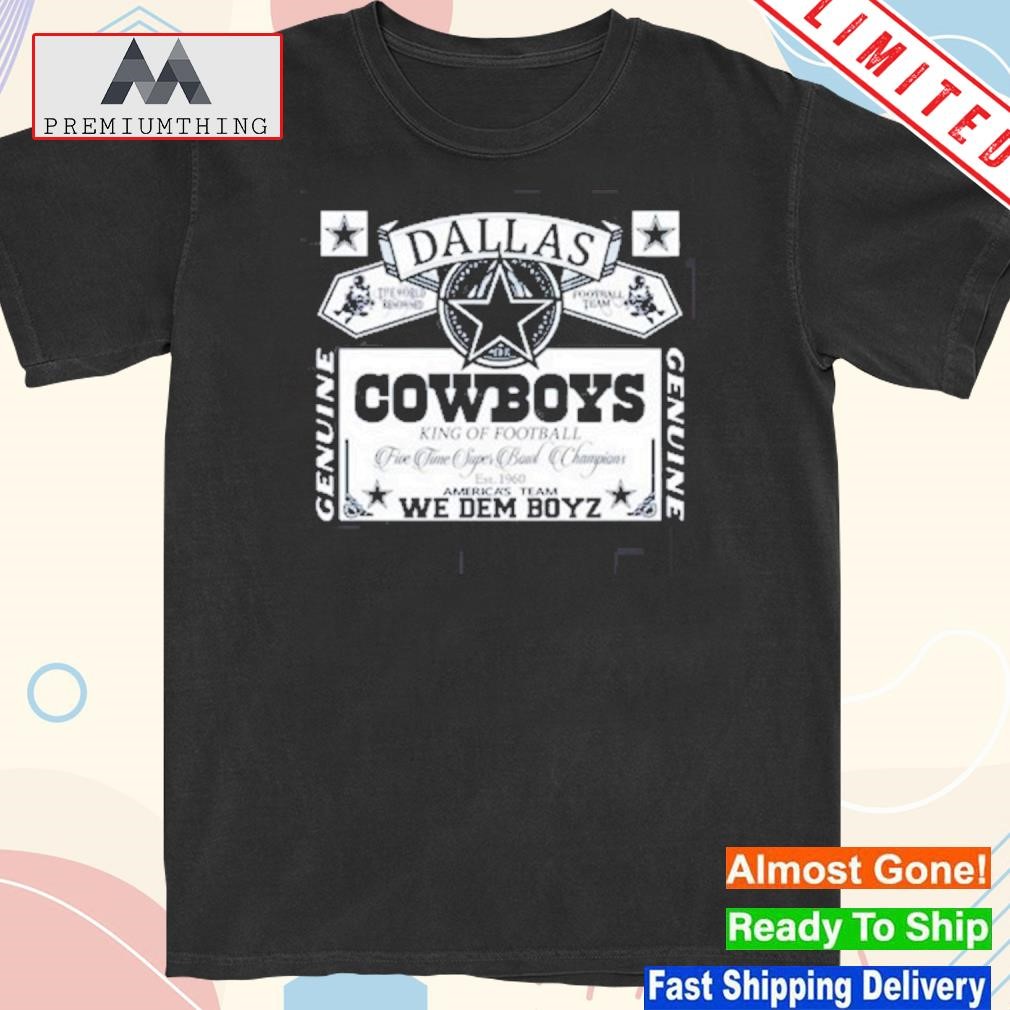 Official dallas Cowboys King Of Football Shirt