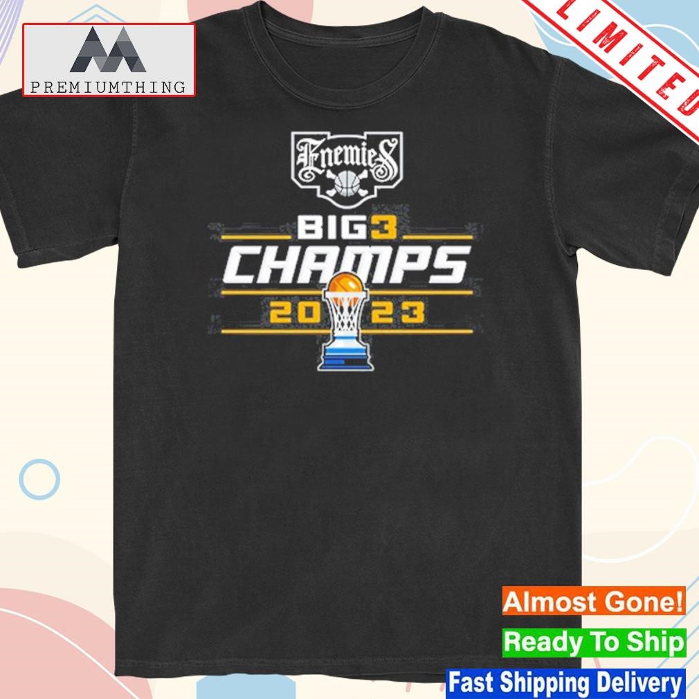 Official enemies Basketball 2023 BIG3 Champions T-Shirt