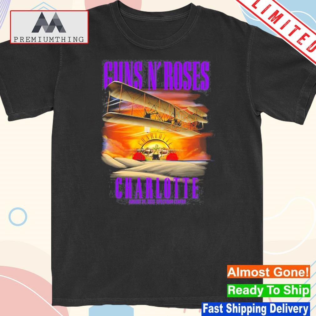 Official guns N' Roses August 29, 2023 Charlotte, NC Shirt