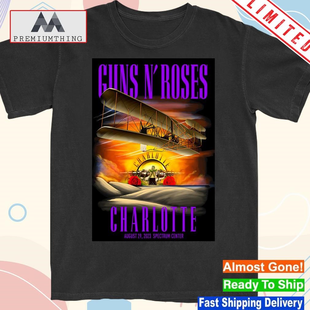 Official guns n' roses charlotte aug 29 2023 shirt