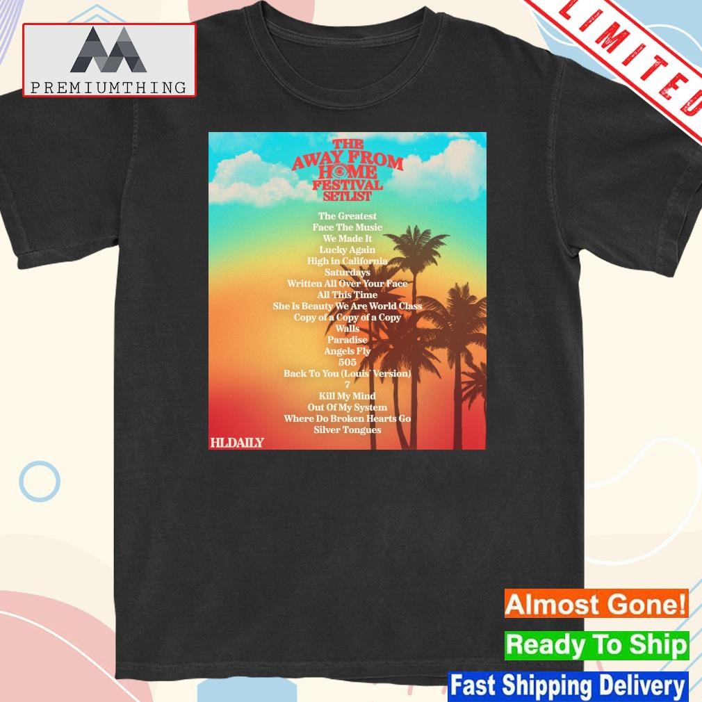 Official hL DAILY Louis Tomlinson Faith In The Future World Tour Poster Shirt