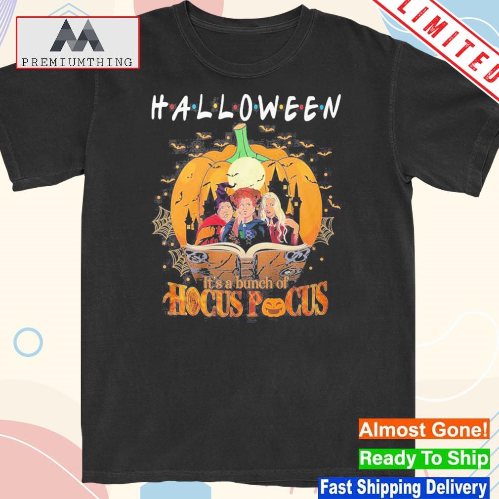 Official halloween friends it's a bunch of hocus pocus shirt