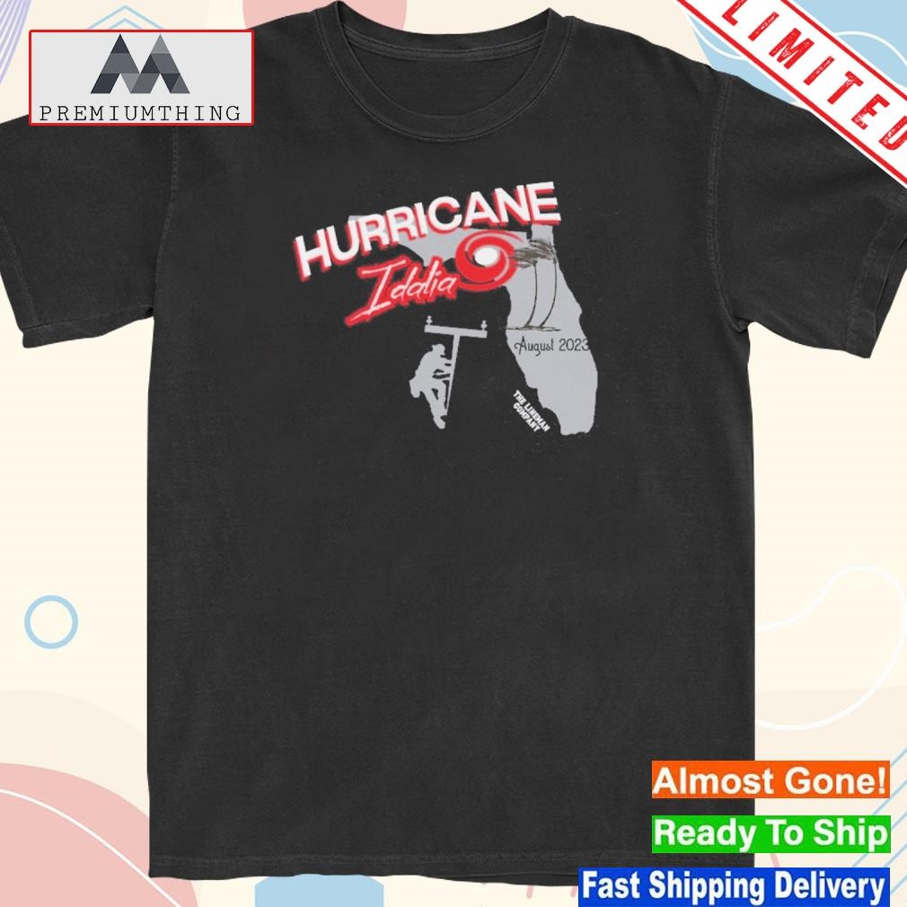 Official hurricane idalia storm hurricane idalia American lineman journeyman shirt