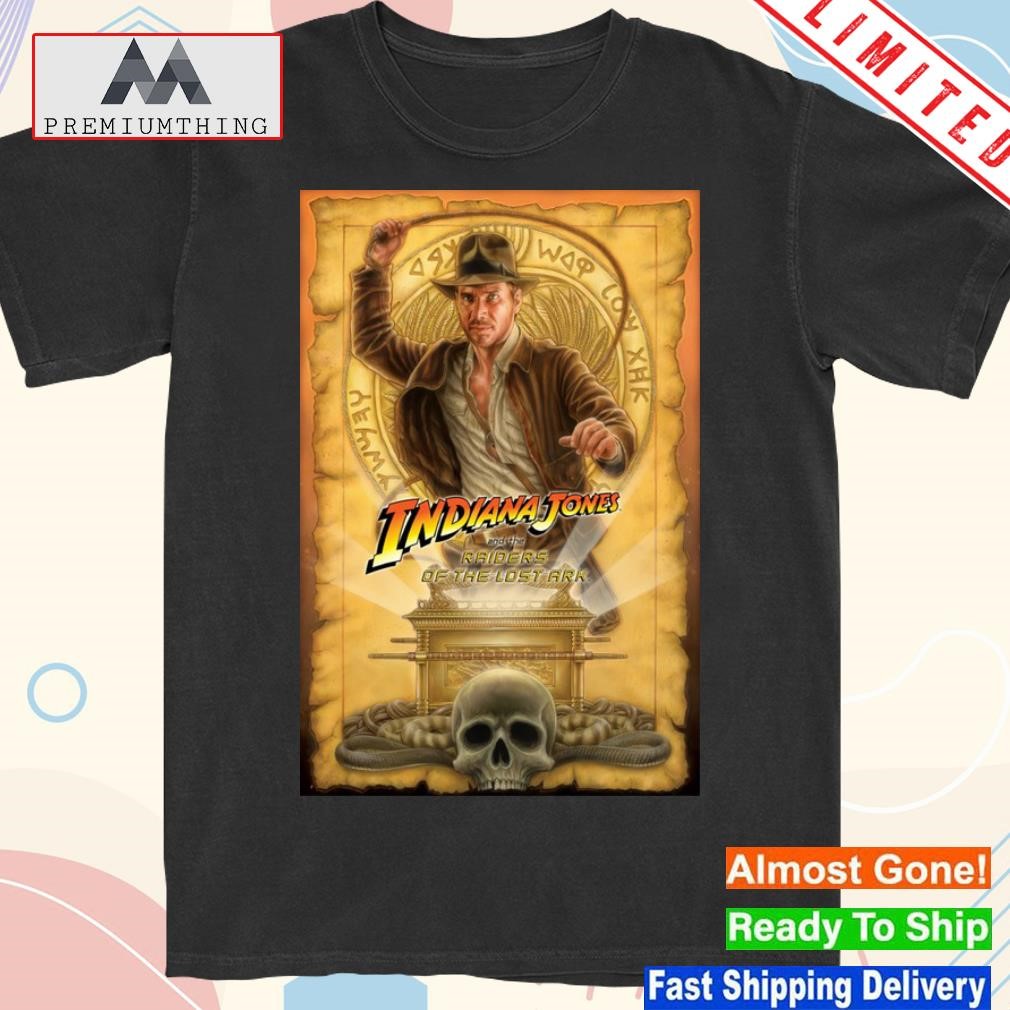 Official indiana jones and the raideers of the lost ark august 30 2023 poster shirt