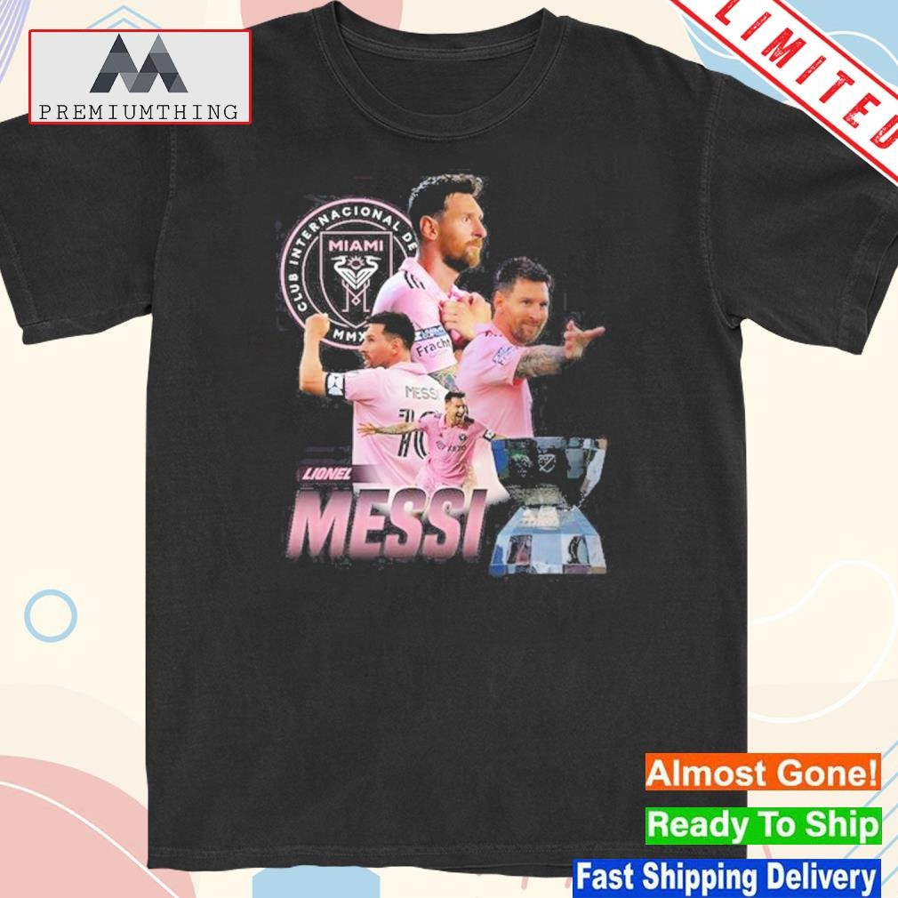 Official lionel Messi Inter Miami Leagues Cup 2023 Limited Edition T-Shirt