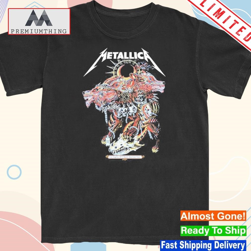 Official metallica 2023 Tour Los Angeles, CA Shirt